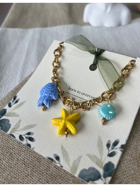 PULSERA SUMMER ABALORIOS
