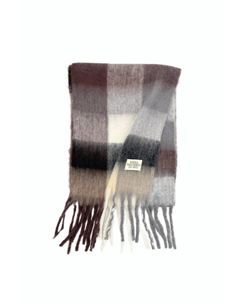 BUFANDA A CUADROS XXL