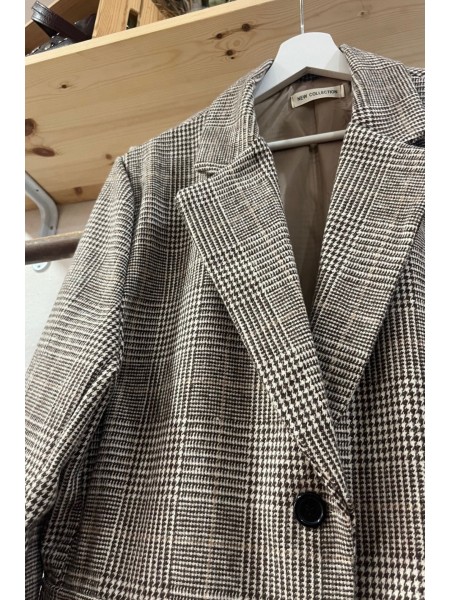 BLAZER OVERSIZE CUADROS
