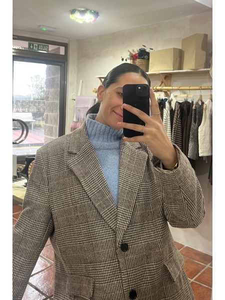 BLAZER OVERSIZE CUADROS