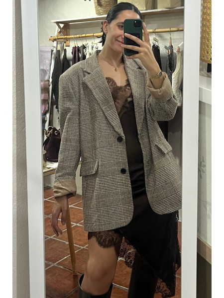BLAZER OVERSIZE CUADROS