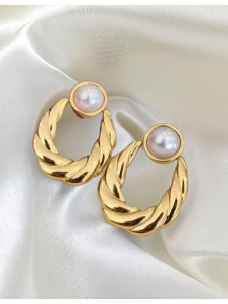 PENDIENTES DROP ENROSCADO