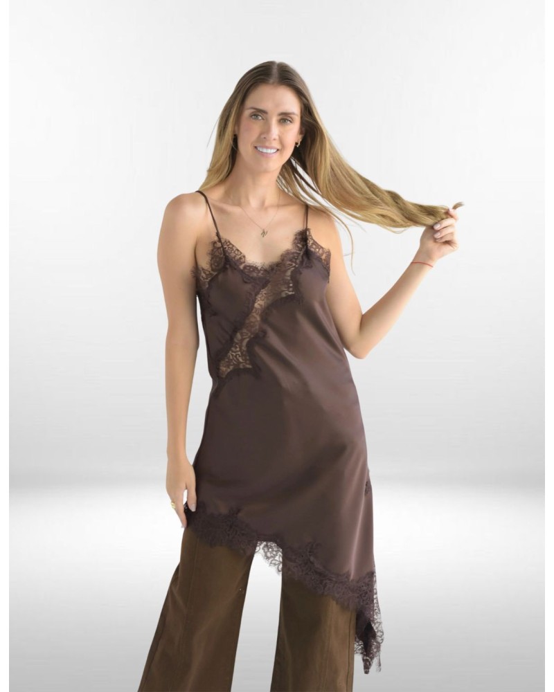 VESTIDO BLUSA LENCERO