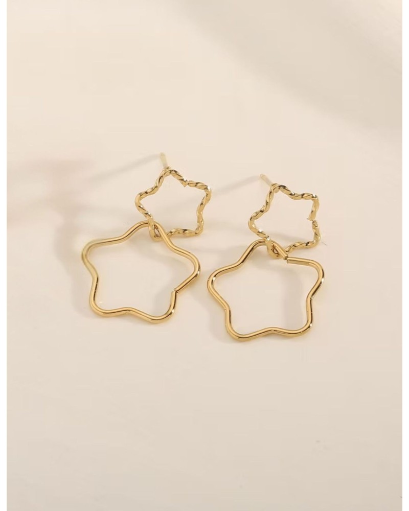 PENDIENTES DOBLE STAR