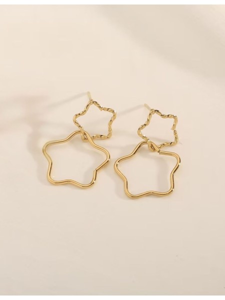PENDIENTES DOBLE STAR
