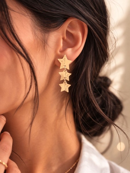 PENDIENTES COLGANTES STAR